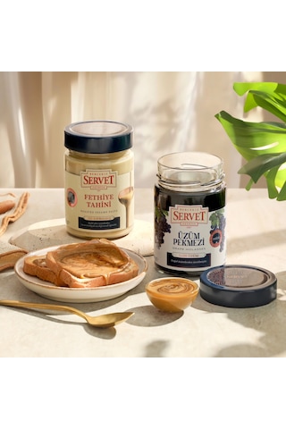 Servet Tahini 300g + Üzüm Pekmezi 400g