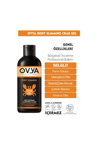 Bölgesel İncelme & Bacak Bakımına Özel Soğuk Lipoliz Yengeç Jeli 500ml