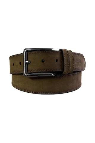 Fossil Taba Renk Desenli Hakiki Deri Spor Erkek Kemeri 4cm-130cm Taba
