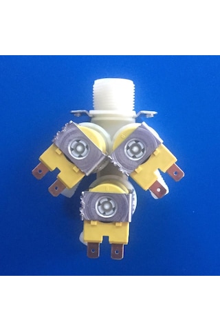 Üçlü Su Ventili, 24V Dc, Selenoid Vana, Yaprak Ventil Modeli - 432336125