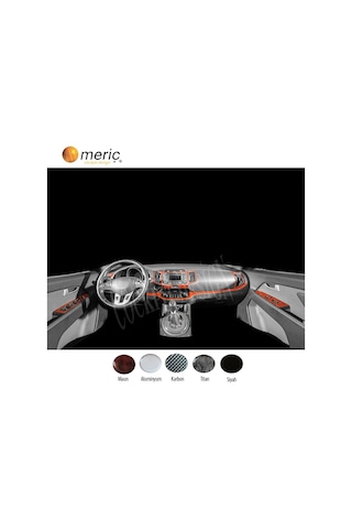 Meriç® Kia Sportage Ön Torpido Kaplama 15 Parça 2011-2016 (530156658)