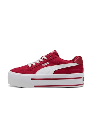 Puma Court Classıc Vulc Platform Kadın Ayakkabı 402329 04 Kırmızı