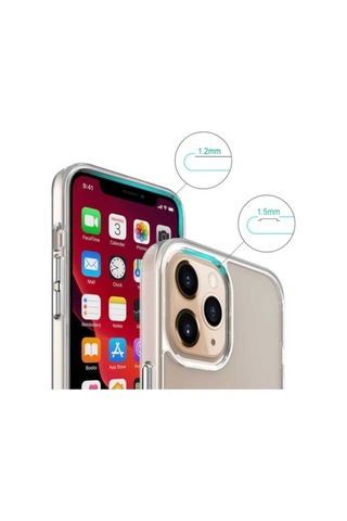 Apple Uyumlu iPhone 14 Pro Kılıf Zore Gard Silikon Renksiz