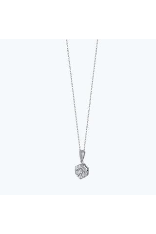 Altınbaş Pırlanta Bouquet Kolye Erm1168-14k Beyaz