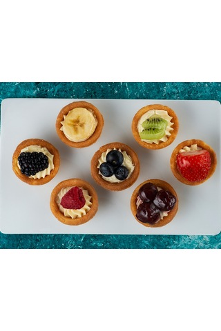 Tekçe Sade 4.5 Cm Papatya Tartolet 50 Adet