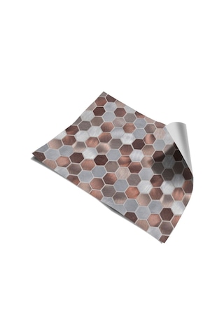 Mutfak Tezgah Arası Kendinden Yapışkanlı Folyo Kaplama Geometrik Desen 60cmx100cm