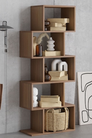 Decormet Meriç Kitaplık Ceviz Diğer