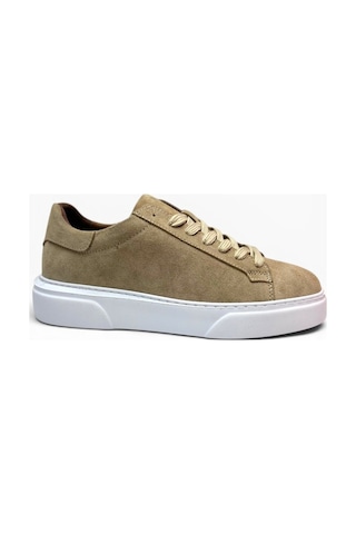 Brt Lf-050-26 Hakiki Süet Deri Anatomik Erkek Sneaker Kum