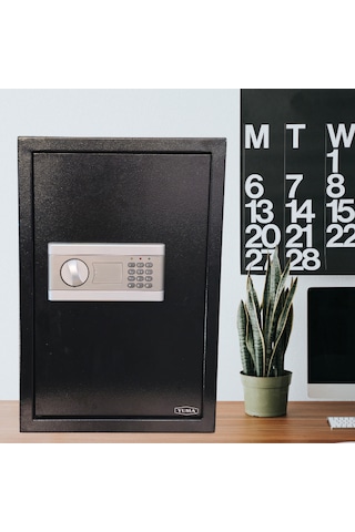 Yuma Ym-801-xxl Elektronik Şifreli Ve Anahtarlı Çelik Kasa