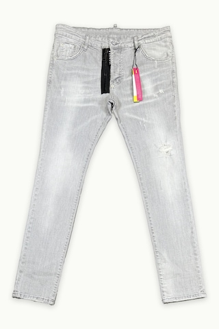 Barmore Grey Wash Jean Badge Patch Erkek Gri