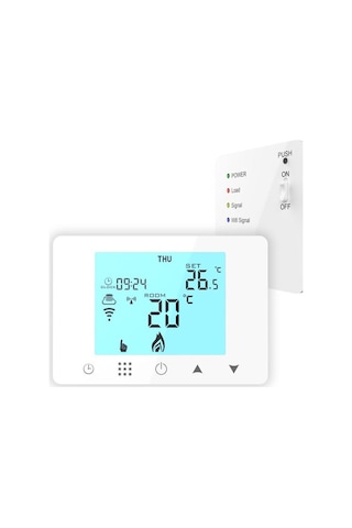 AS-882K Wifi TAŞINABİLİR KABLOSUZ AKILLI KOMBİ KONTROL TERMOSTATI