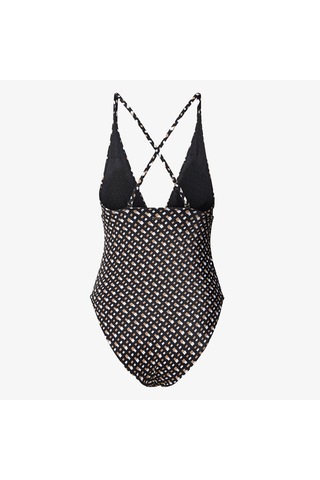 Boss Bb Monogram Kadın Siyah Mayo50535277