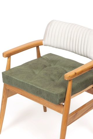 Sandalye Minderi Koltuk Minderi Su İtici Kumaş 50x50x8cm 4lüyeşil