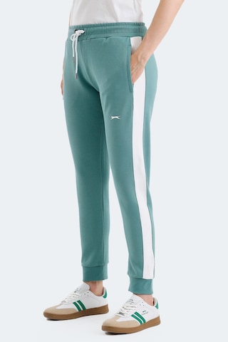 Slazenger Veva 2 Li Set Kadın Eşofman Altı Yeşil - Siyah