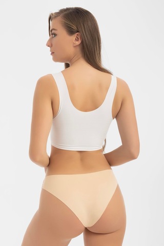 Kadın İz Yapmayan Dikişsiz Lazer Kesim Külot 3'lü Paket Karışık Renkli Çok Renkli 2