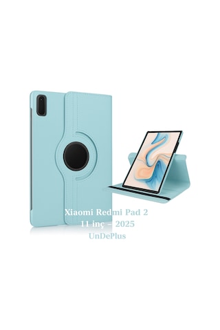 Xiaomi Redmi Pad 2 11inç 2025 Kılıf Dönen Tablet Kilifi Ekran Koruyucu+kalem Kapaklı Kılıf