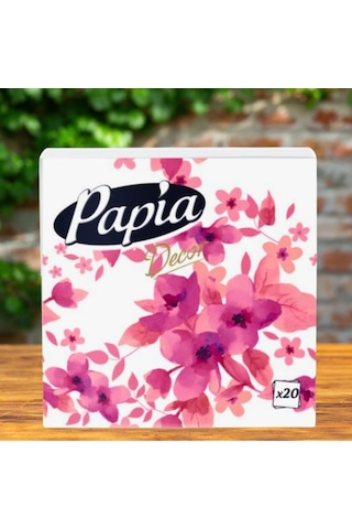 Papia Decor Peçete 20 Yaprak 3'lü