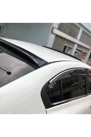 Honda Civic 2012-2015 Yıl Aralığı Uyumlu Arka Cam Üstü Spoyler İnce Model