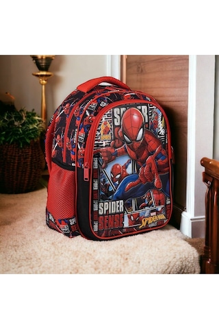 Spiderman Spider Sense Okul Çantası Seti 3 Parça Çok Renkli