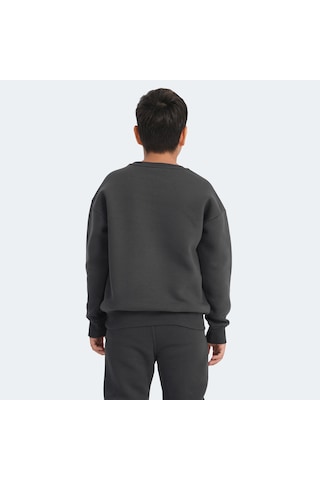 Slazenger LOGAN Çocuk Koyu Gri Sweatshirt
