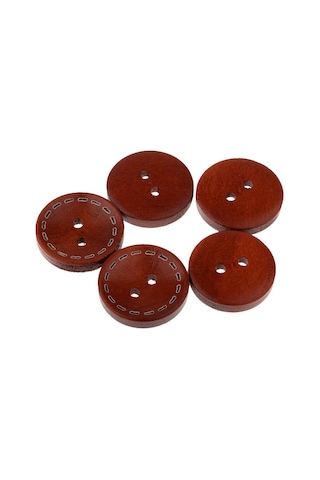 Homyl 20 Adet Vintage 2 Delik Dikiş Giyim Dekorasyon Için