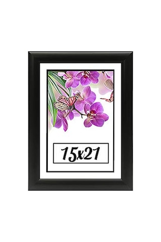 Hediyelik Çerçeve Dekorasyon Kişiye Özel Resim Çerçevesi 15x21 15x21-22-siyah