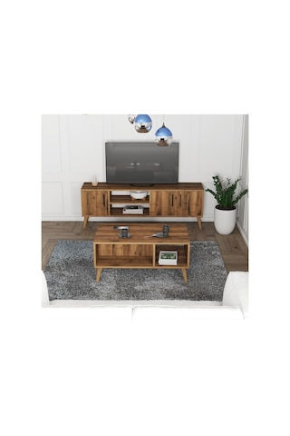 Set 1582-2072 Exxen Tv Ünitesi + Exxen Orta Sehpa - Hat Rengi