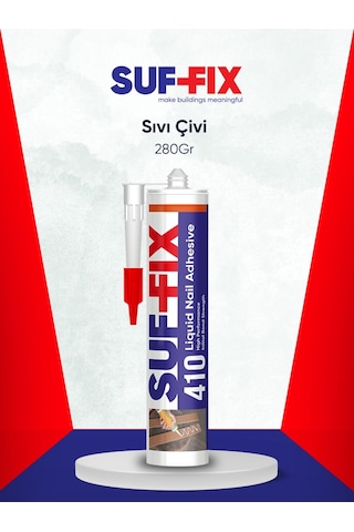 Suf-fix 410 Sıvı Çivi Süper Güçlü İnşaat Yapıştırıcısı 290 Ml B