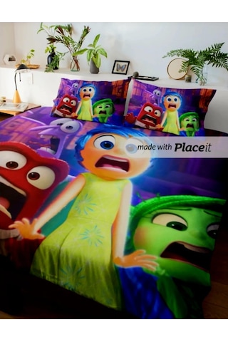 Özel Tasarım Çift Kişilik Nevresim Takımı 240x260 Cm Pamuk Saten9 Renkli