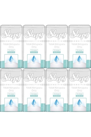 Sleepy Hasta Yatak Koruyucu 60 90cm 80 Adet 8pk 10