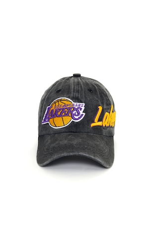 Berellini Los Angeles Lakers Yıkamalı Şapka Specıal Desıgn Siyah