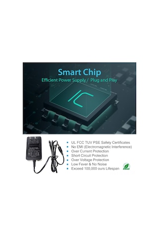 Samdoo 12v 2a Güvenlikli Güç Adaptörü - Kamera Ve Led Şeritler İçin Uzun Ömürlü