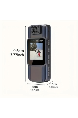 Dashanshop Black L11 Siyah Taşınabilir Hafif Aksiyon Kamerası Yüksek Çözünürlüklü Video Geniş Açı Lens Extreme Spor Çekimi İçin Uygun