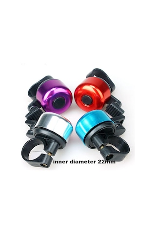 Siyah Koruyucu Metal Halkalar Korna Ses Alarmı Güvenlik Bisiklet Zili Bisiklet Bisiklet Gidon Metal Halka Siyah