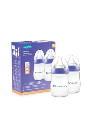 Lansinoh Natural Wave Biberon Seti 2x160ml Lansinoh Natural Wave Biberon Seti 2x160ml