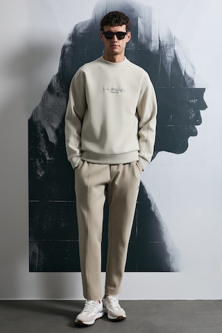 Lufian Dark Erkek Sweatshirt 112030182 Ekru