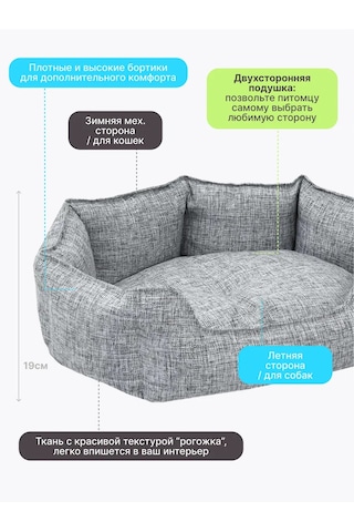 Rıch Breed Kedi Ve Köpekler İçin Kenarlı Yumuşak Yatak 109522470