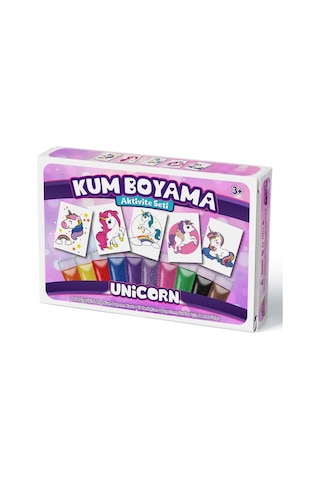 Unicorn Kum Boyama Aktivite Seti 5'Li Paket Unicorn Kum Boyama Aktivite Seti 5'Li Paket