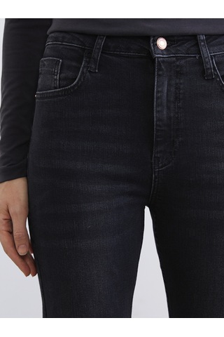 Lcw Jeans Siyah Flare Kadın Jean Pantolon