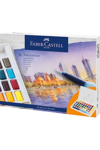 Faber-Castell Creatıve Studio Suluboya Tableti 36'lı