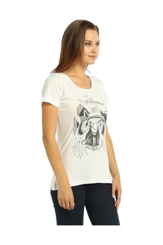 Bant Giyim - Scape Goat Beyaz Kadın T-Shirt Tişört