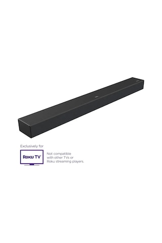 Tcl Roku Tv İçin Alto R1 Kablosuz 2.0 Kanal Ses Çubuğu Tsr1-na Black