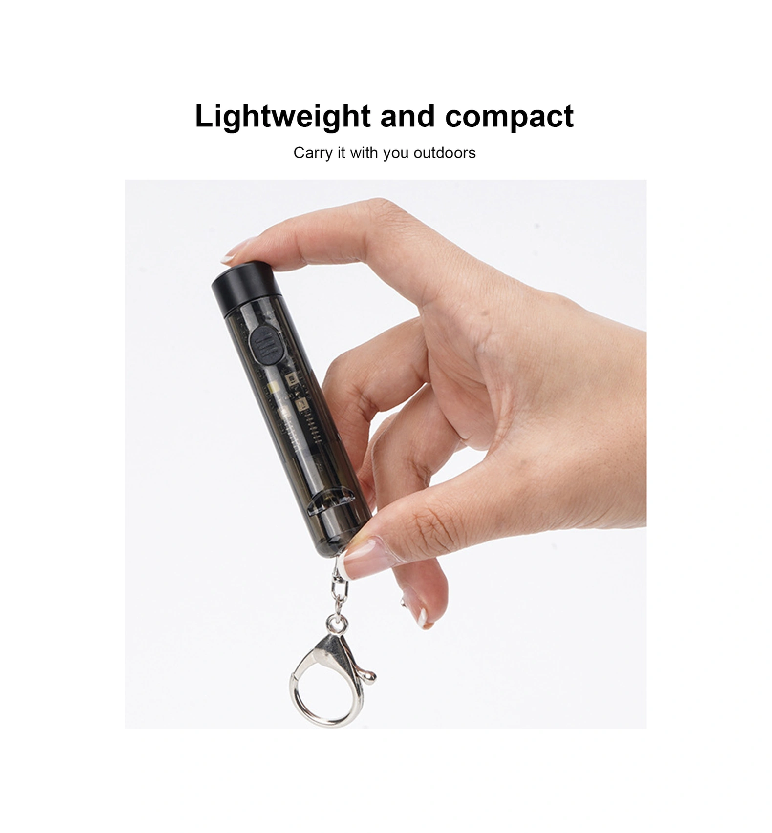 Youmex Siyah Anahtar Zincirli Led Feneri, 7 Işık Modu, Acil Işık Ve Işık, 200mah Li-pil, Type-c Hızlı Şarj, Su Ve Darbe Dayanıklı Siyah