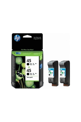 Hp 45 45 Cc625Aa İkili Paket Siyah Kartuş 815C 820C 8