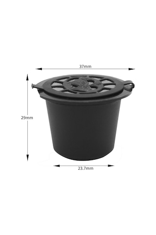 Suntek Nespresso Kahve Makinesi Siyah Için 3 Adet Doldurulabilir