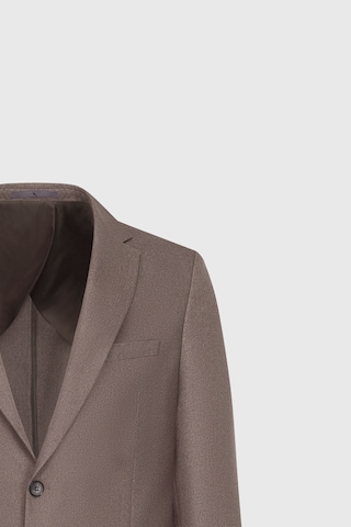 Ac&co Erkek Vızon Yünlü Regular Fit Normal Kesim Kırlangıç Yaka Kapak Cepli Ceket Vizon