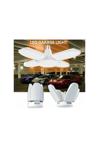 60 Watt 4 Kollu Pervane Led Ampul Beyaz
