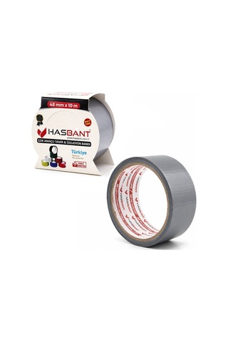 Hasbant Has-0076 Tekli Çadır Ve Tamir Bantı 48mmx10m Bandı Gri