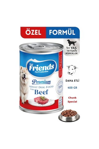 Premium Dana Etli Yetişkin Köpek Konservesi 400 Gr Chunk Special