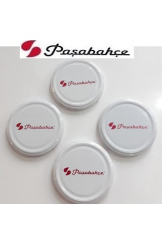 Paşabahçe Konserve Kavanoz Kapağı Metal Beyaz Silikonlu 100 Adet